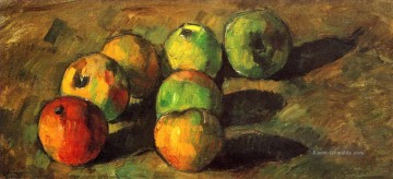 Stillleben mit sieben Äpfeln Paul Cezanne Ölgemälde